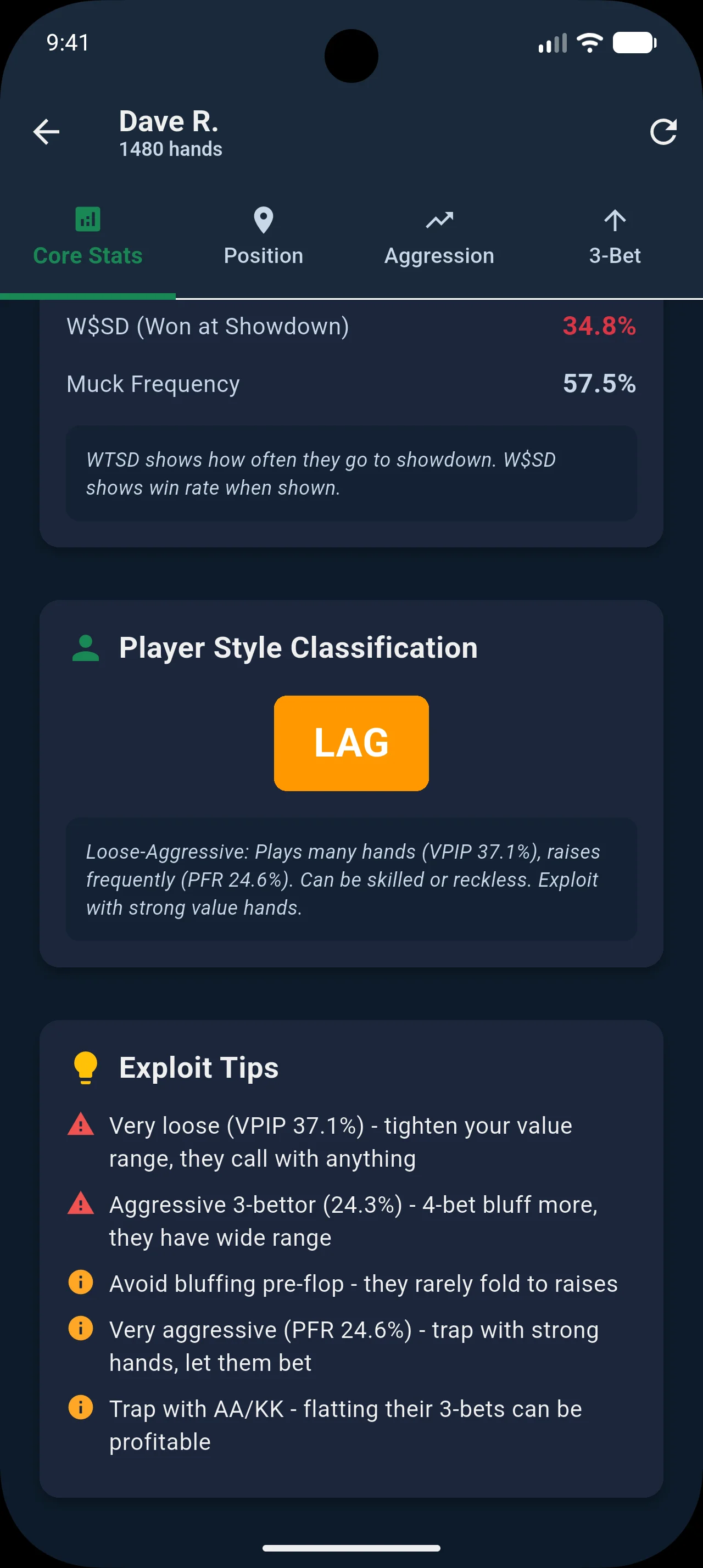 Exploit tips with actionable recommendations